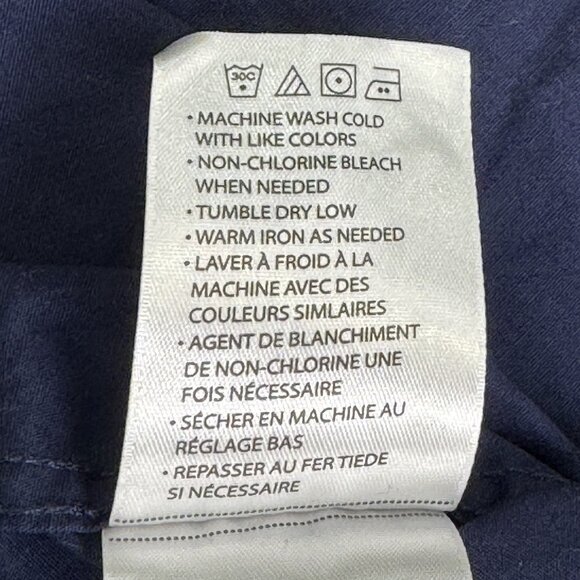 Twenty Eight Degrees Mens Size 3XLT Blue Paisley Button Up Shirt Cotton - Picture 11 of 11